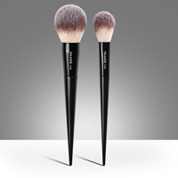 MAANGE 2pcs Power Makeup Brushes Premium Soft Synthetic Hair for Powder Contouring Blush Unique Brush Surface Beauty Accessories