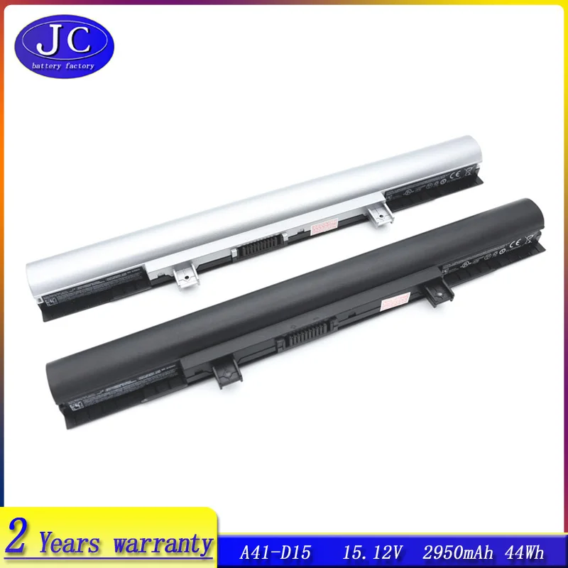 

JCLJF High Quality 15.12V 2950mAh 44Wh D15 A41-D15 40050632 Laptop Battery For Medion Akoya E6416 P6659 E6424 P6657 ERAZER P6661