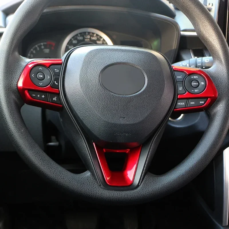 ABS Car Steering Wheel Glitter Protective Cover for Toyota RAV4 XA50 / Corolla E210 / Corolla Cross 2019–2025 Accessories