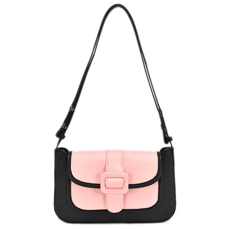 

Cambridge Bag Sweet Cute Handbag Wallet Women 2025 New Patchwork Pink Messenger Bag Female Retro Casual Crossbody Bags