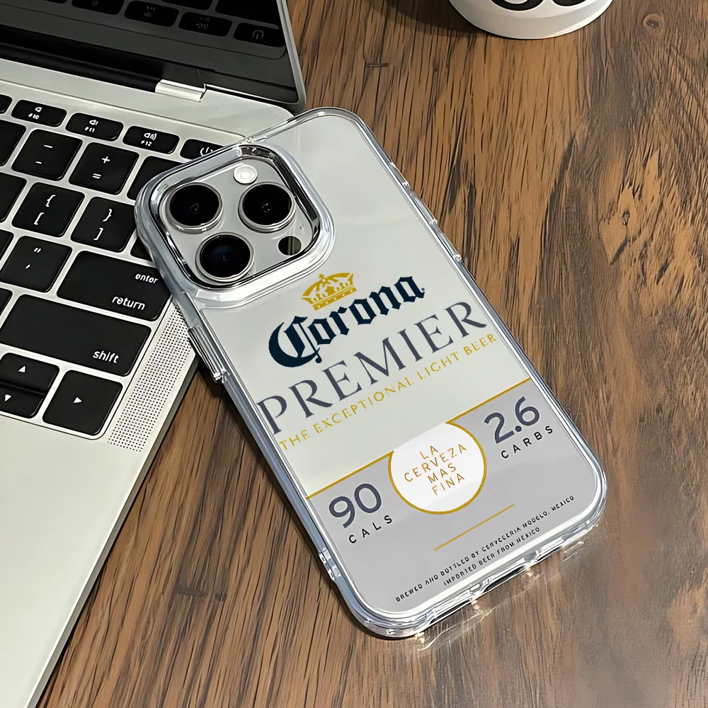 Handyhülle für Fashion C-Corona Extra Bier iPhone 17 16e 16 15 14 13 12 11 mini Pro Max X XR 8 7 Air Plus Transparente Weiche Schutzhülle