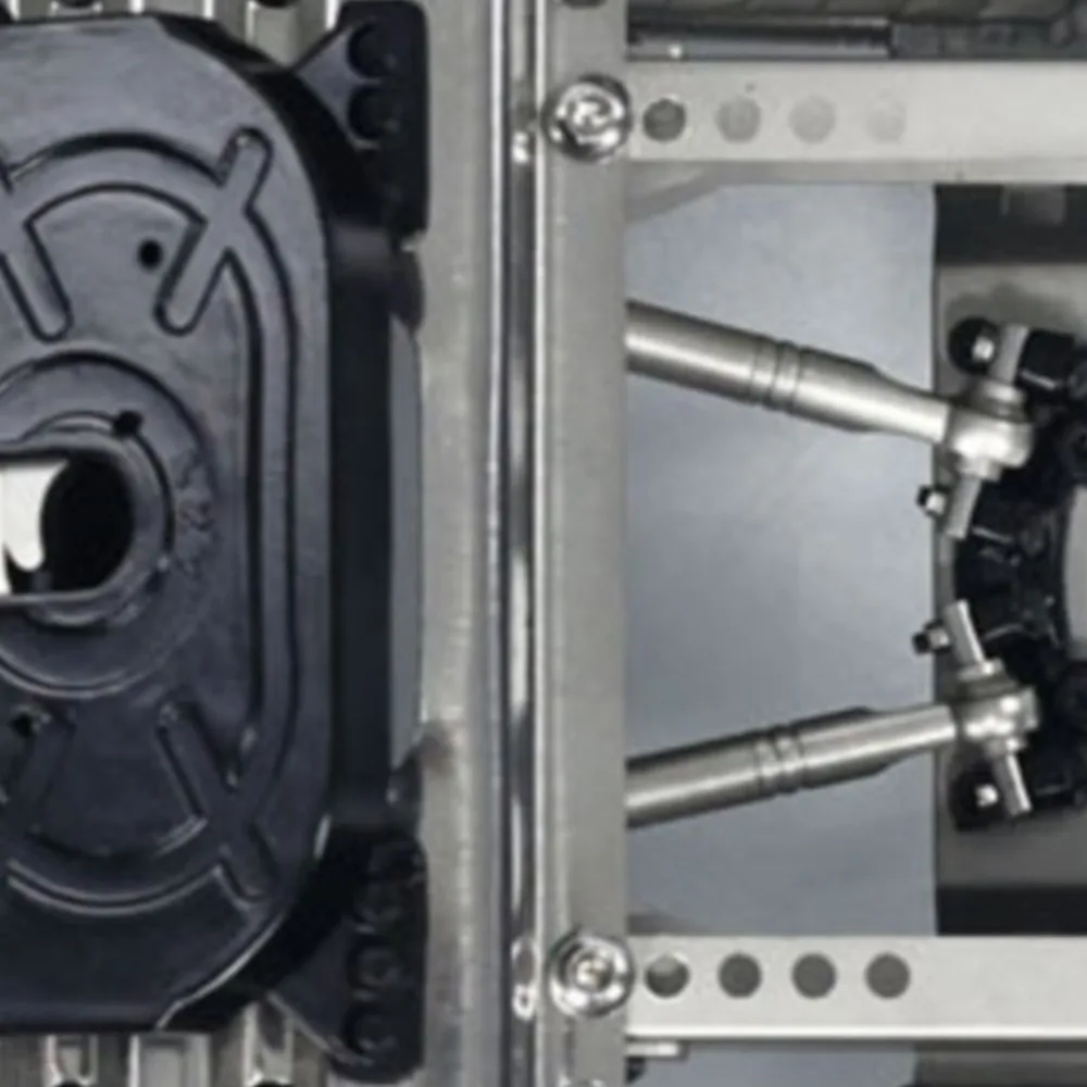 

1/14 2 Axles Metal Trailer Fifth-wheel Traction Remote Control Toy Accessory for LESU RC Car Truck Model Durable Construction