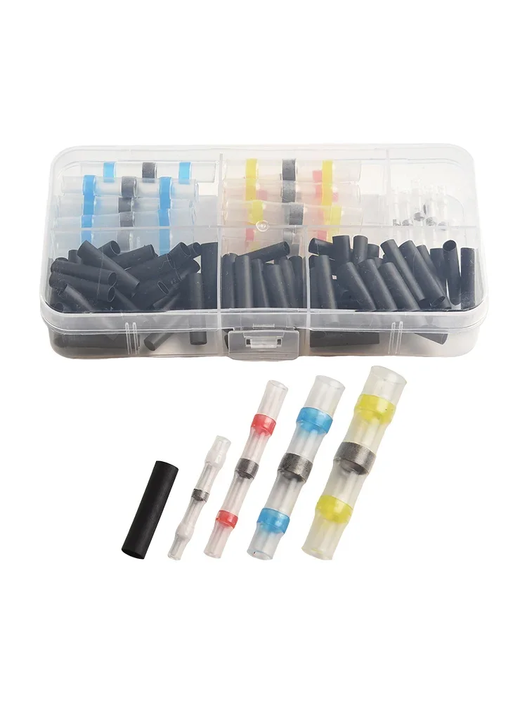 Brand New Connectors 100pcs Seal Sleeve Wire Solder Butt Terminals Durability Efficient Greater Pul Heat Shrink