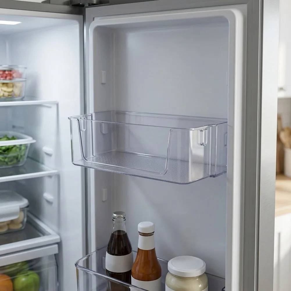 DA63‑09775A Right Refrigerator Door Bin Replacement Side Door Shelf Easy Install Storage Container For Household Fridge Kitchen