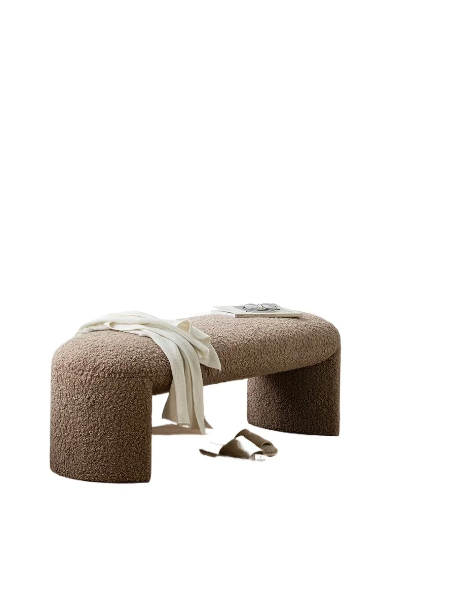 

shoe changing stool, light luxury bedside stool, Nordic modern simple long stool