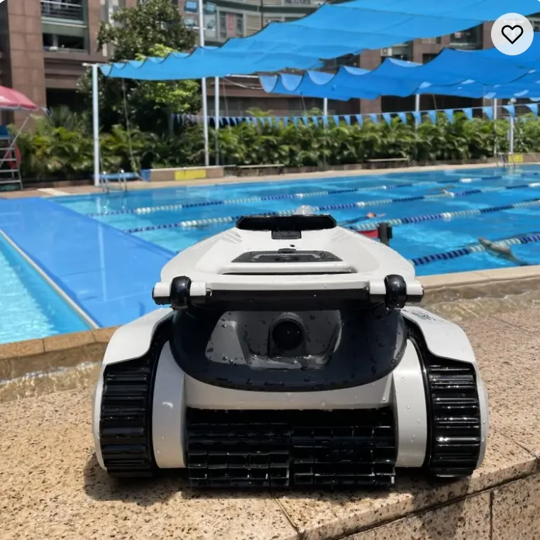 Robot di aspirazione dello sporco Wireless intelligente per attrezzature per la pulizia automatica di piscine e laghetti per pesci