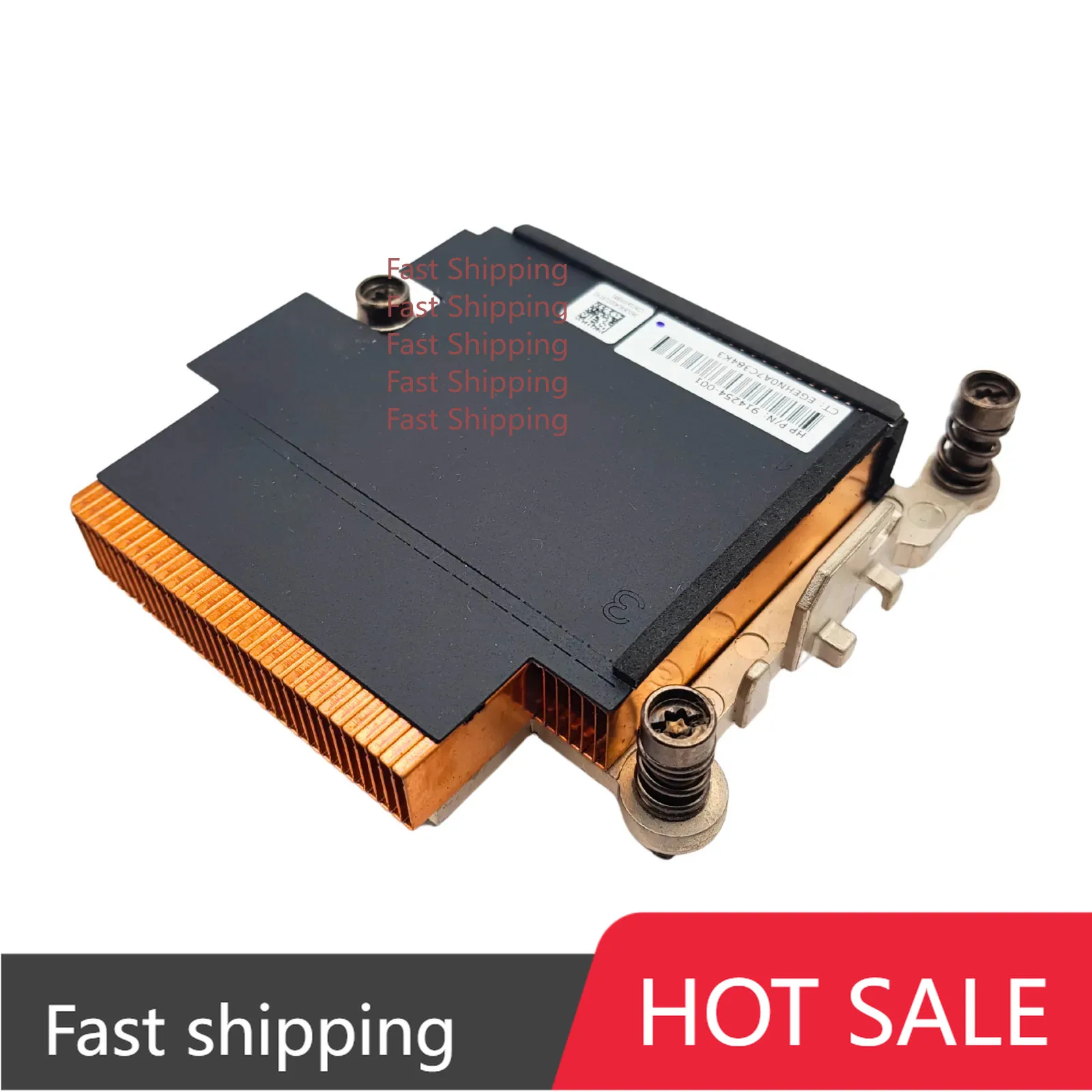 C=For HP (914254-001) EliteDesk 800 G3 65W Copper Heatsink & Fan (914266-001)
