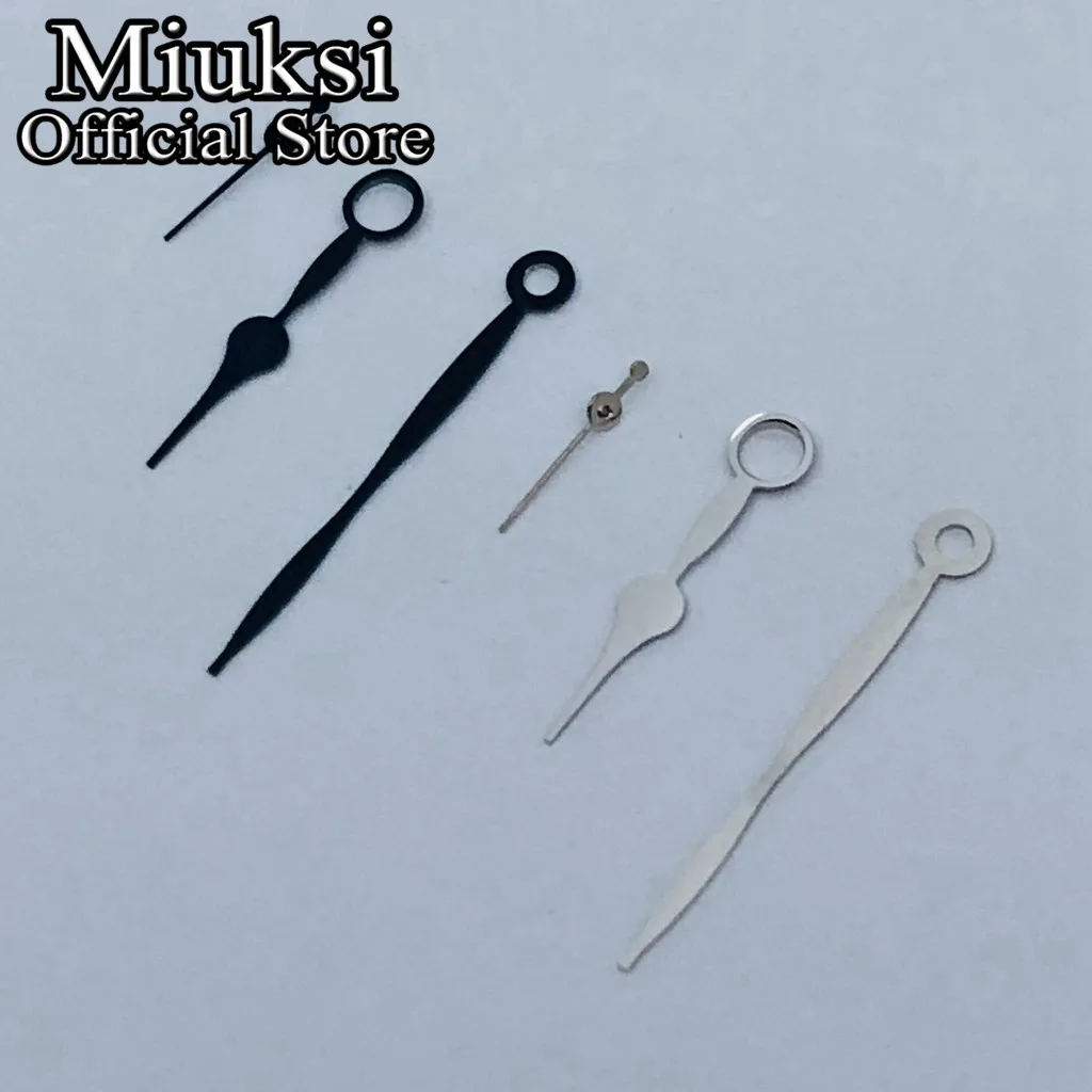 Miuksi silver gold black white watch hands fit ETA 6497 6498 or Sea gull ST3600  ST3620 series movement