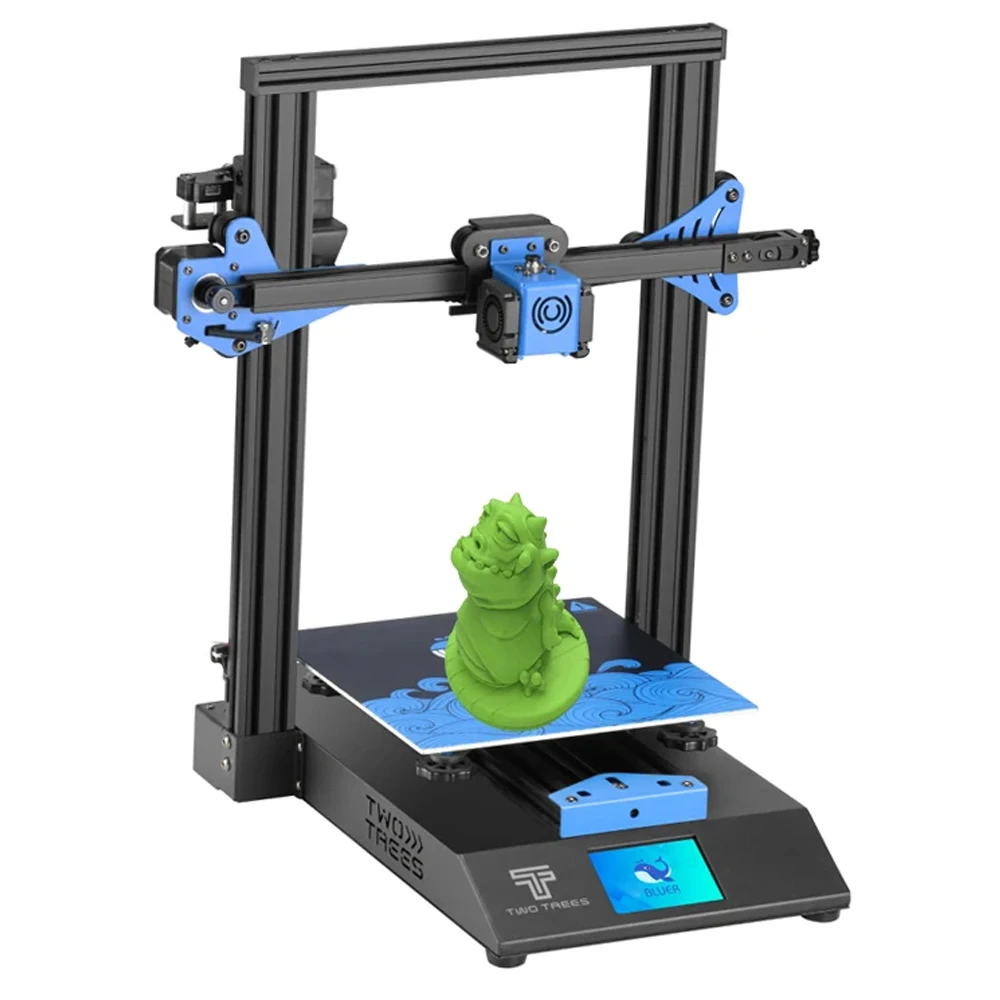 TWOTREES BLU-3 Gantry Structure No Gap Feeding Quick Installation 20-200mm/s Speed 0.4mm Nozzle Wholesaler 3d home use printer