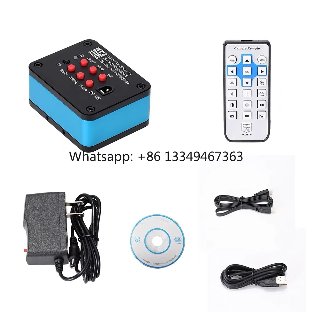 Professional 4K Electric Powered Measuring Camera with 12MP Resolution Metal & Plastic Construction for Factory Inspection