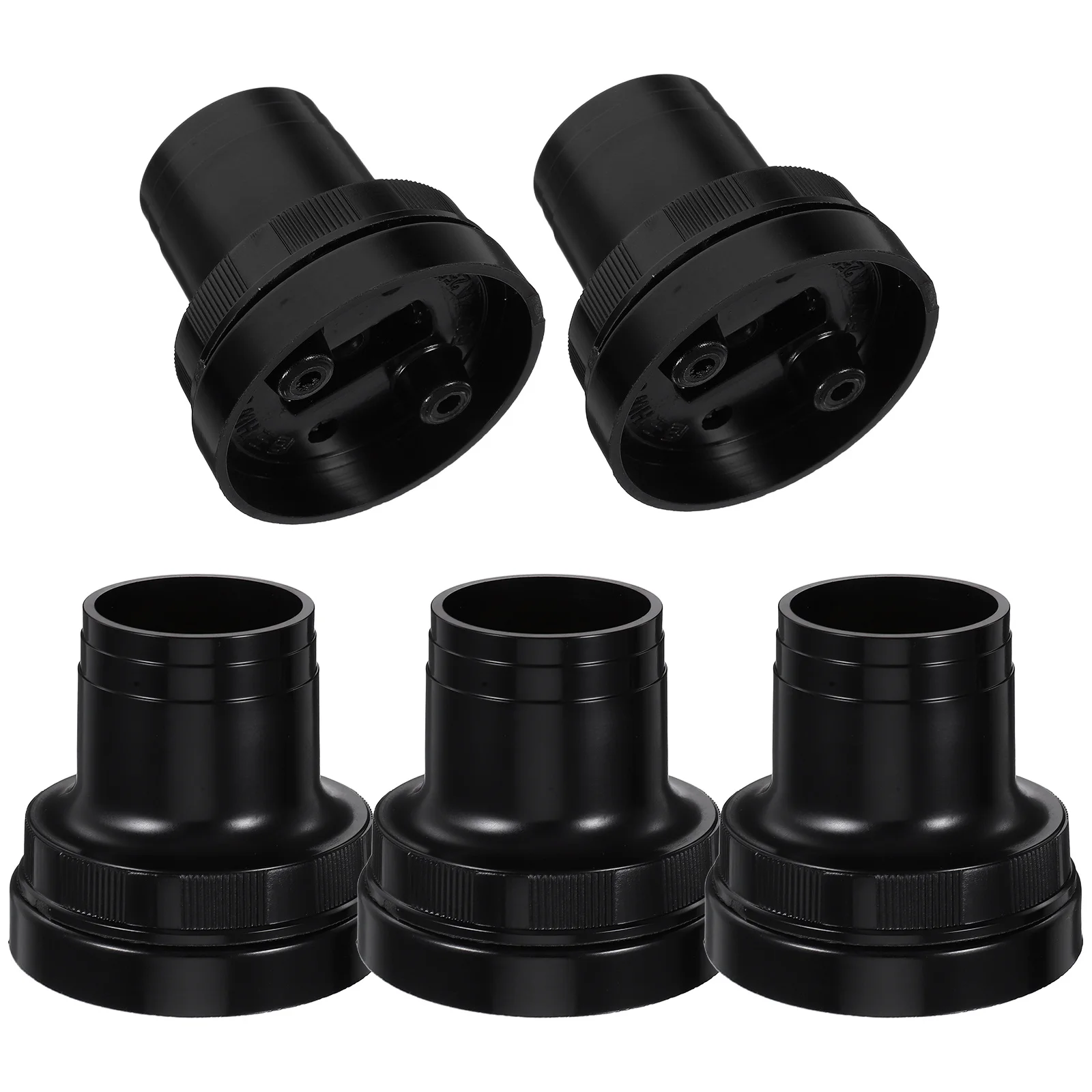 

5Pcs Screw in Lamp Base Holder Easy Install Light Socket Replacement for Residential Wall Lamp Fixtures Repair Parts