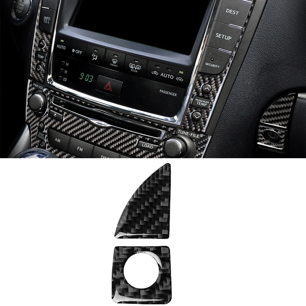 

Glove Box Switch Decoration Cover Trim Sticker Decal for Lexus IS IS250 300 350C 2006-2012 Car Interior Accessories Carbon Fiber