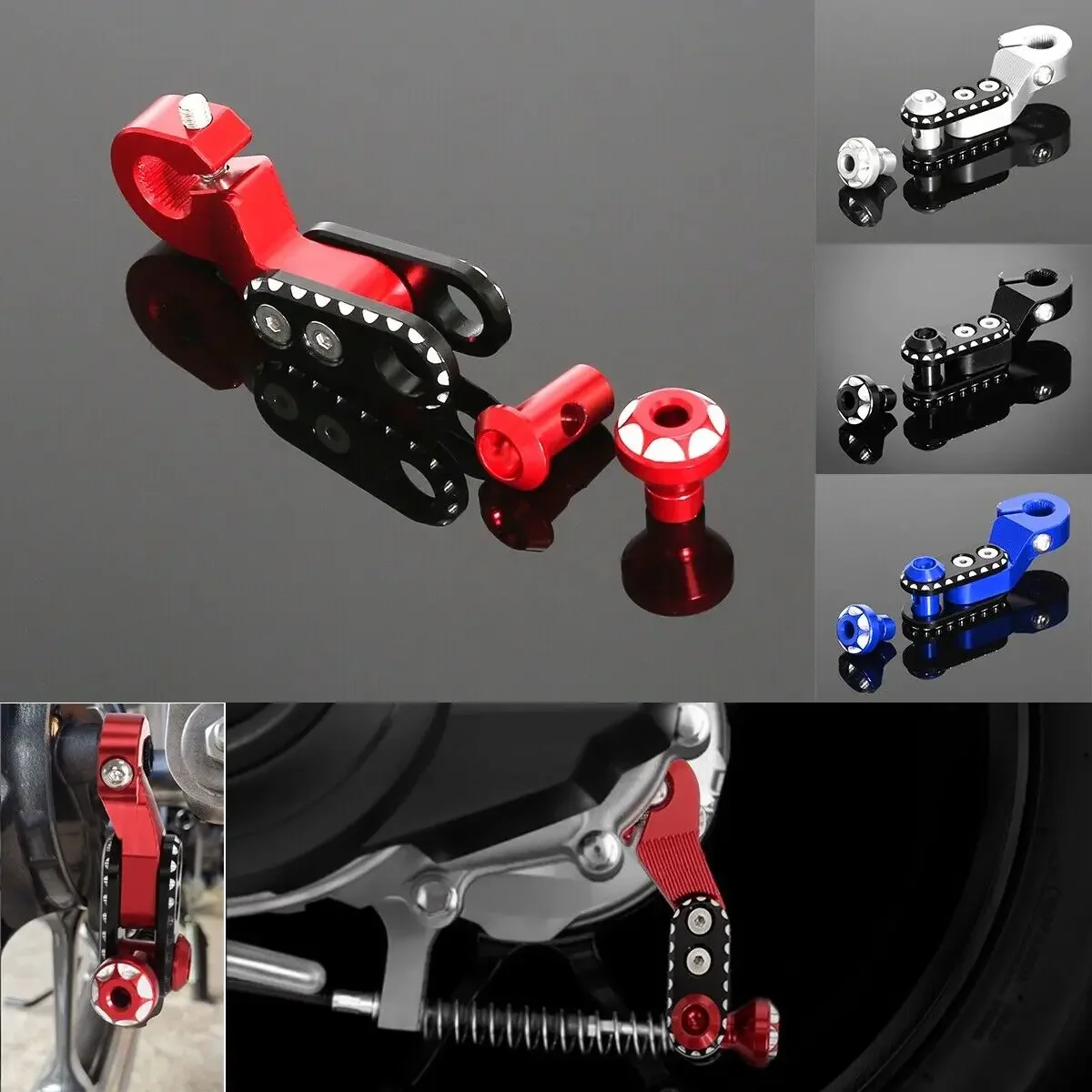 High Precision CNC 3D Carving Rear Foot Pedal Lever Brake Rocker Arm Aluminum for Honda Super Cub C125 2018-2024