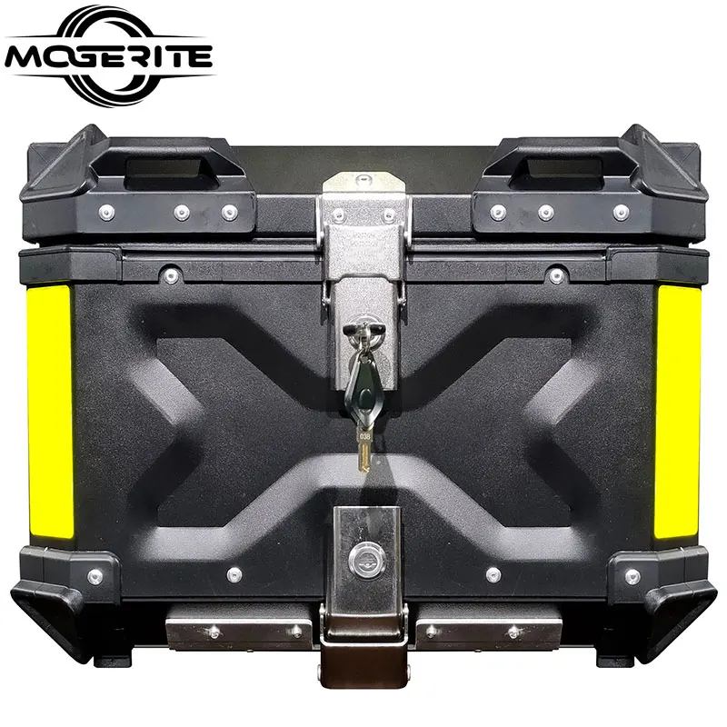 Motorcycle Tail Box Top Box Waterproof and Shockproof Large-capacity Aluminum Suitable for 38L Trunk Universal  Iso9001