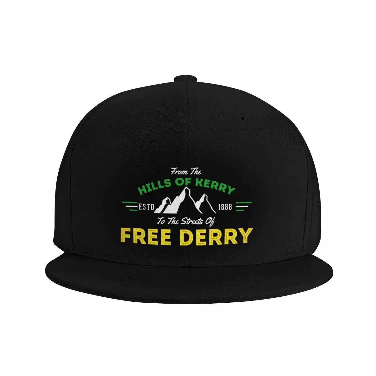 Hills Of Kerry, Streets Of Free Derry Baseball Cap Military Cap Man Luxury Hat New Hat Sunhat Women's 2024 Men's