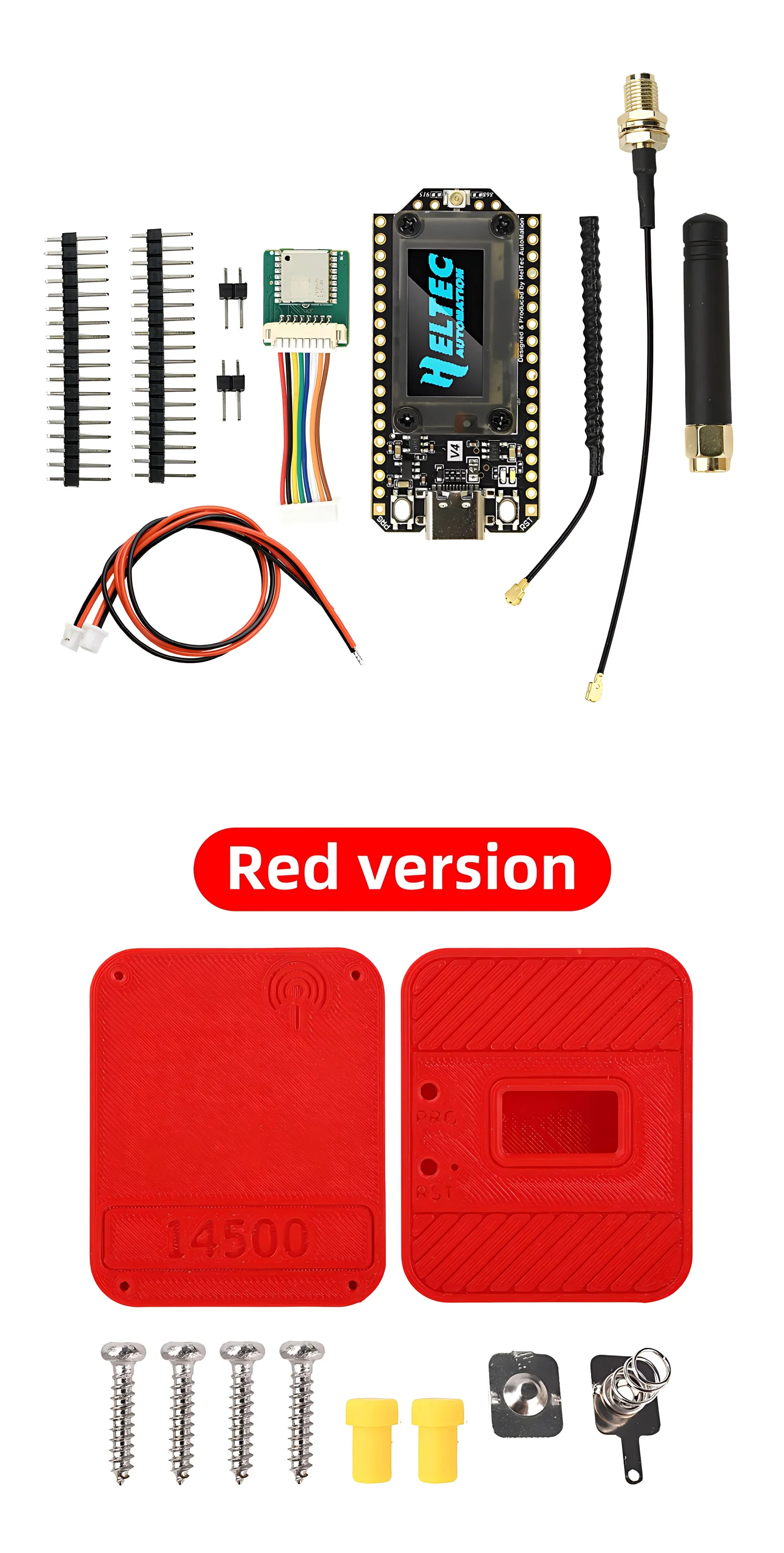V4 0.96 inches OLED Solar LoRa 32 Dev-Board with Big Antenna GPS ESP32 SX1262 WiFi BLE Low Power With Case For Iot Kit