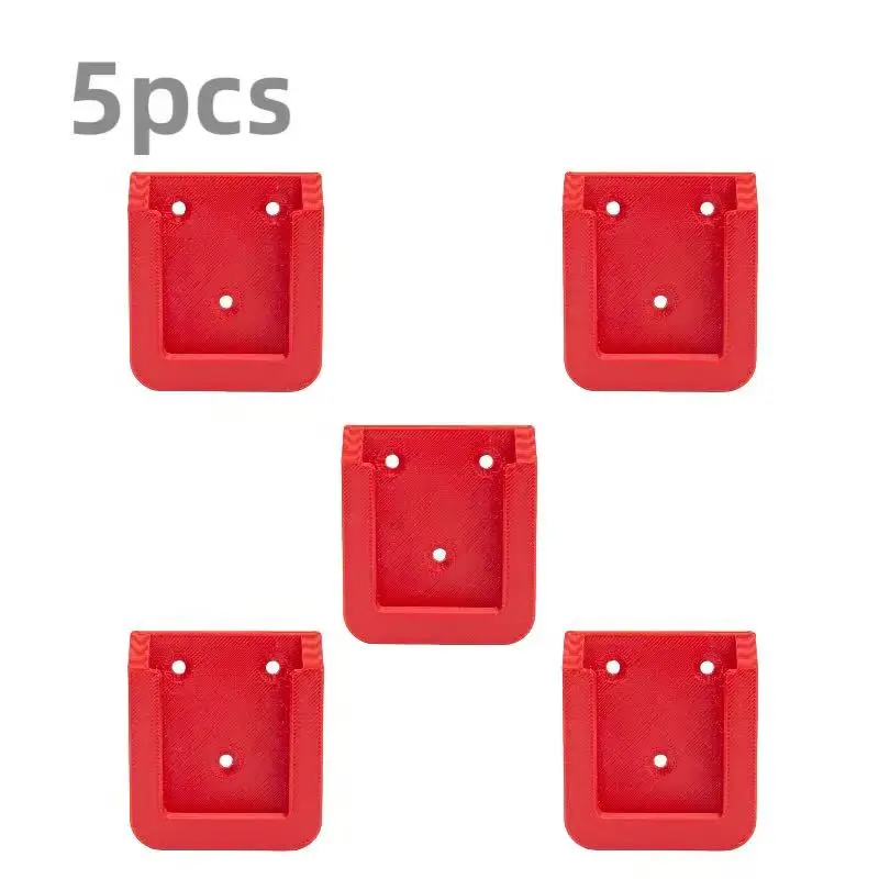 For LIDL Parkside x20 TEAM Drill Performance Battery Holder 5 Pack  Battery Mount Quick Pull  RED  Accessories