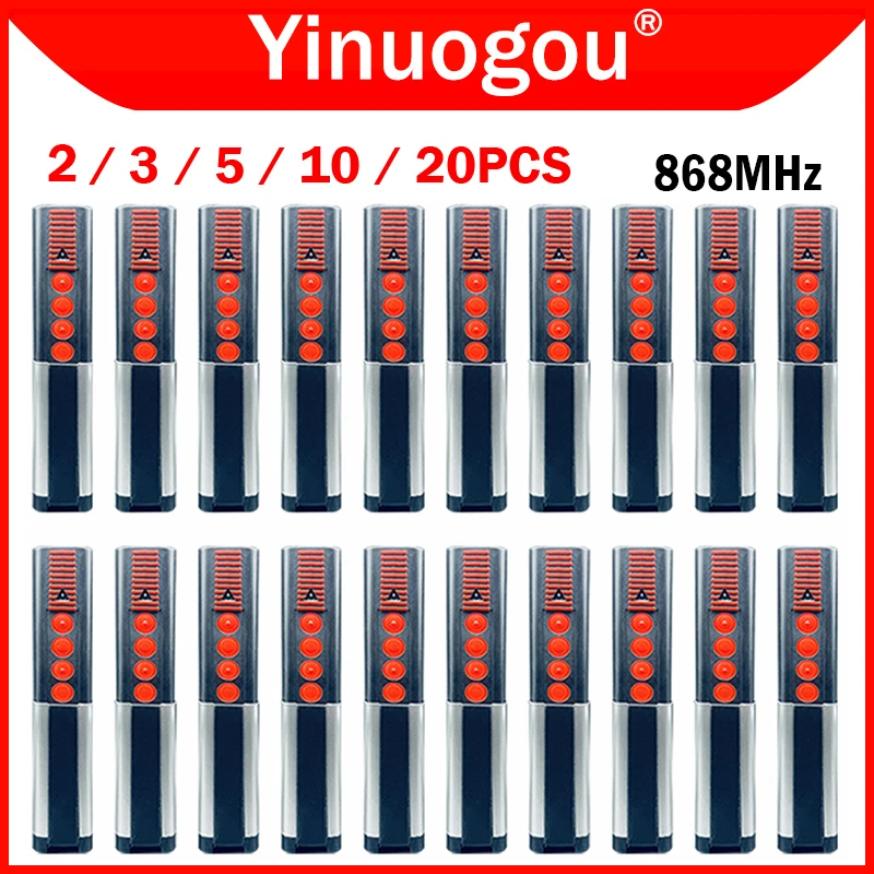 

SOMMER 4020 TX03-868-4 4026 TX03-868-2 4011 4025 4031 Garage Door Opener SOMMER Garage Door Remote Control 868MHz Rolling Code