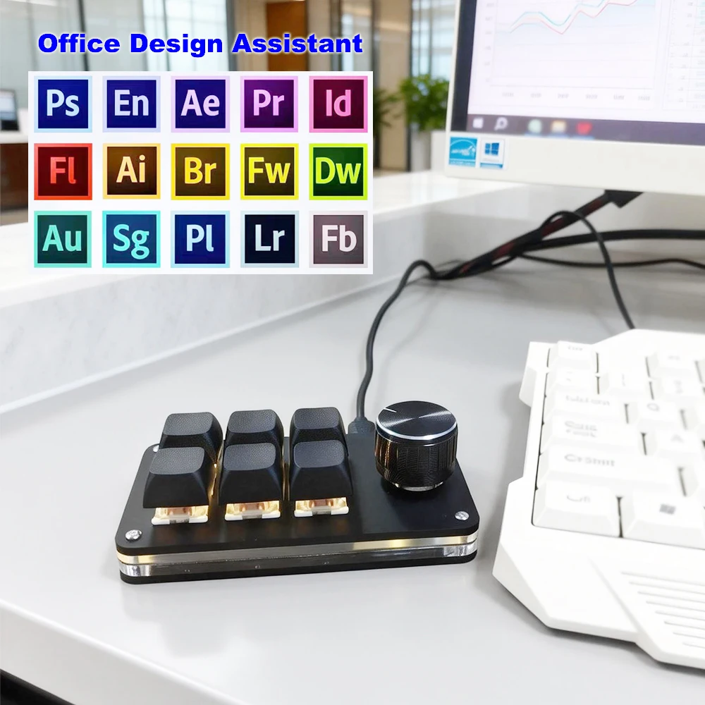 6 Key + Single Knob…