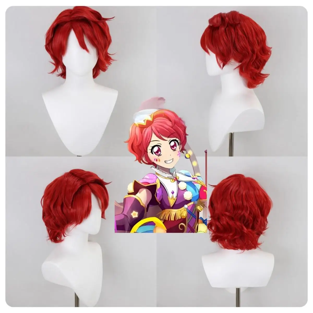 

Anime Cosplay Wig for Aikatsu Ichinose Kaede cos wigs for coser styling wig