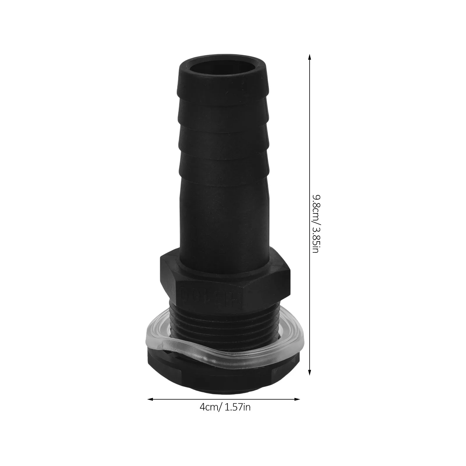 2pcs Water Bucket Connector for Outdoor Garden – External Thread Hose Nozzle Adapter, Bulkhead Fitting
