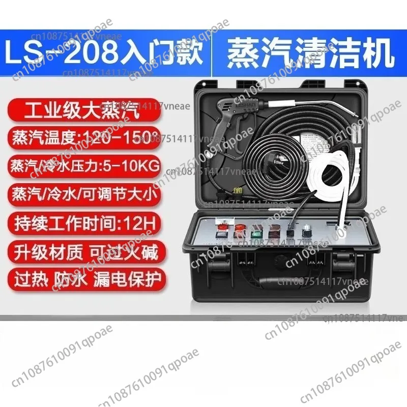 Household Electric Steaming Multi Steam Cleaner High Temperature and Pressure Range Hood Steam Cleaner LS-208 Entry Standard