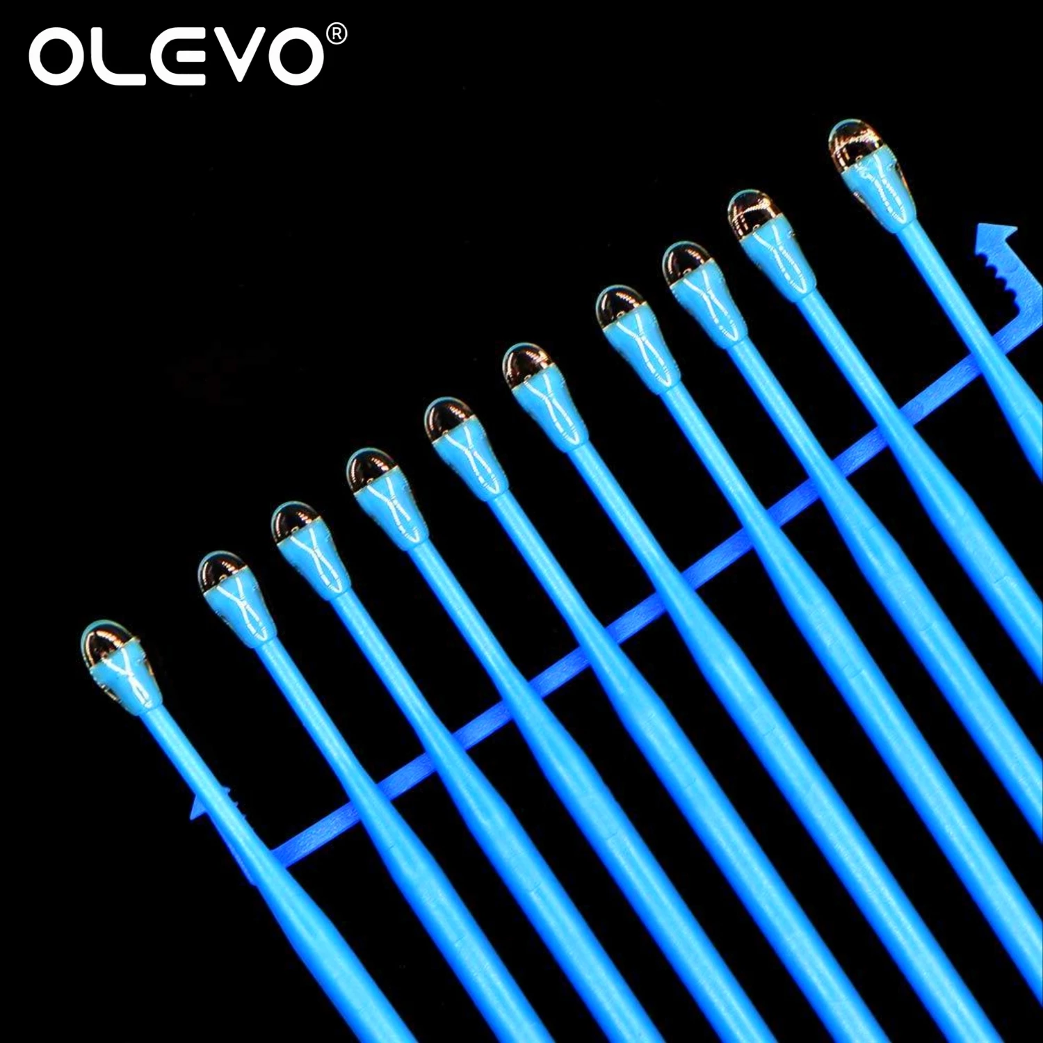 

100pcs Dental Adhesive Tip Micro Applicator Sticks for Tooth Crown Porcelain Veneer Bonding Rods Disposable Dentistry Materials