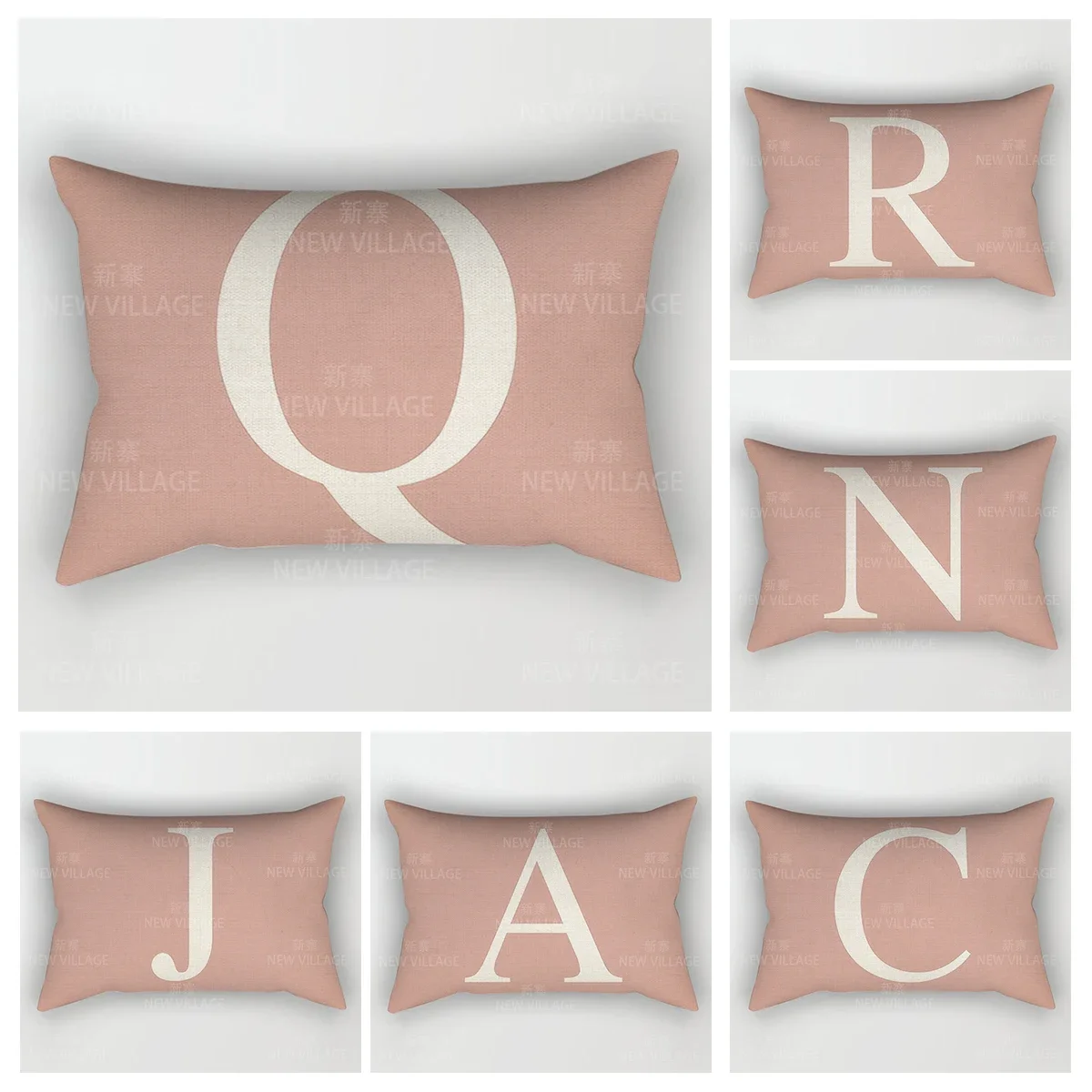 Home Decor 26 Letter Alphabet Pillowcase autumn decoration pillow cushion cover decorations throw pillow covers30*50 40x60 50*70