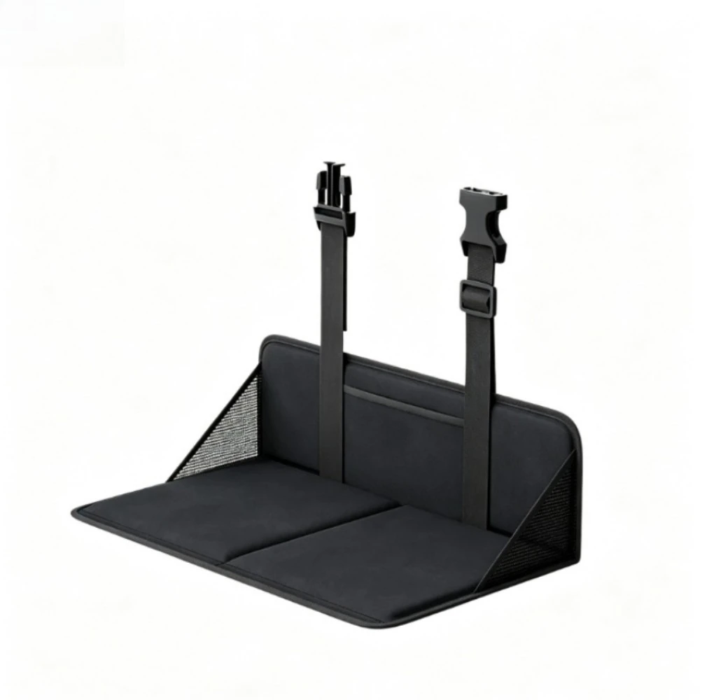2026 Hot Single Seat Rear Seat Extender With Headrest Baffle SUV Trunk Flat Sleep Extension Board Camping Road Trip Accessory