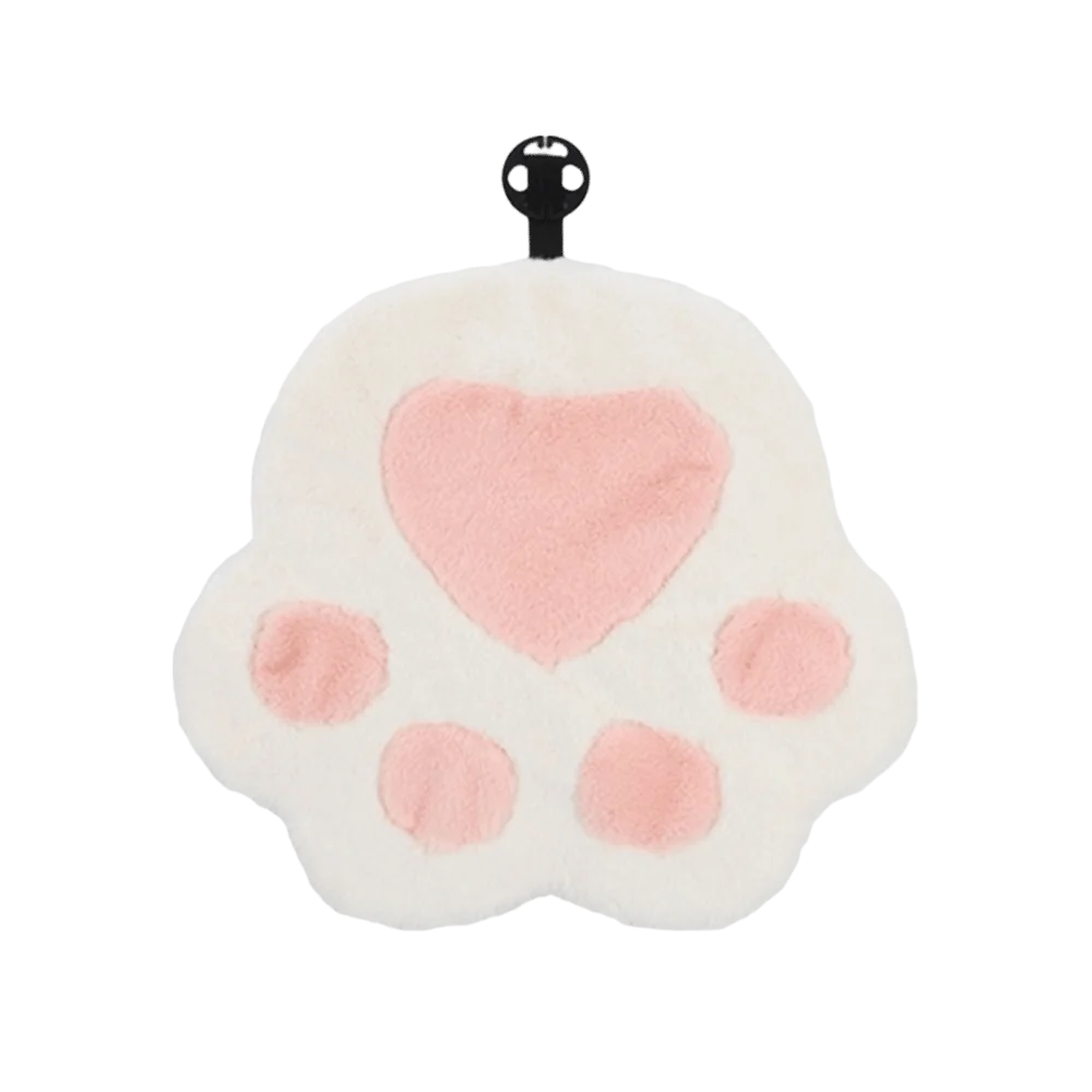 Premium Soft Cartoon Cat Claw Seat Cushion Comfortable Warm Plush Car Seat Cushion Cute Cat Paw Seat Backrest Pillow