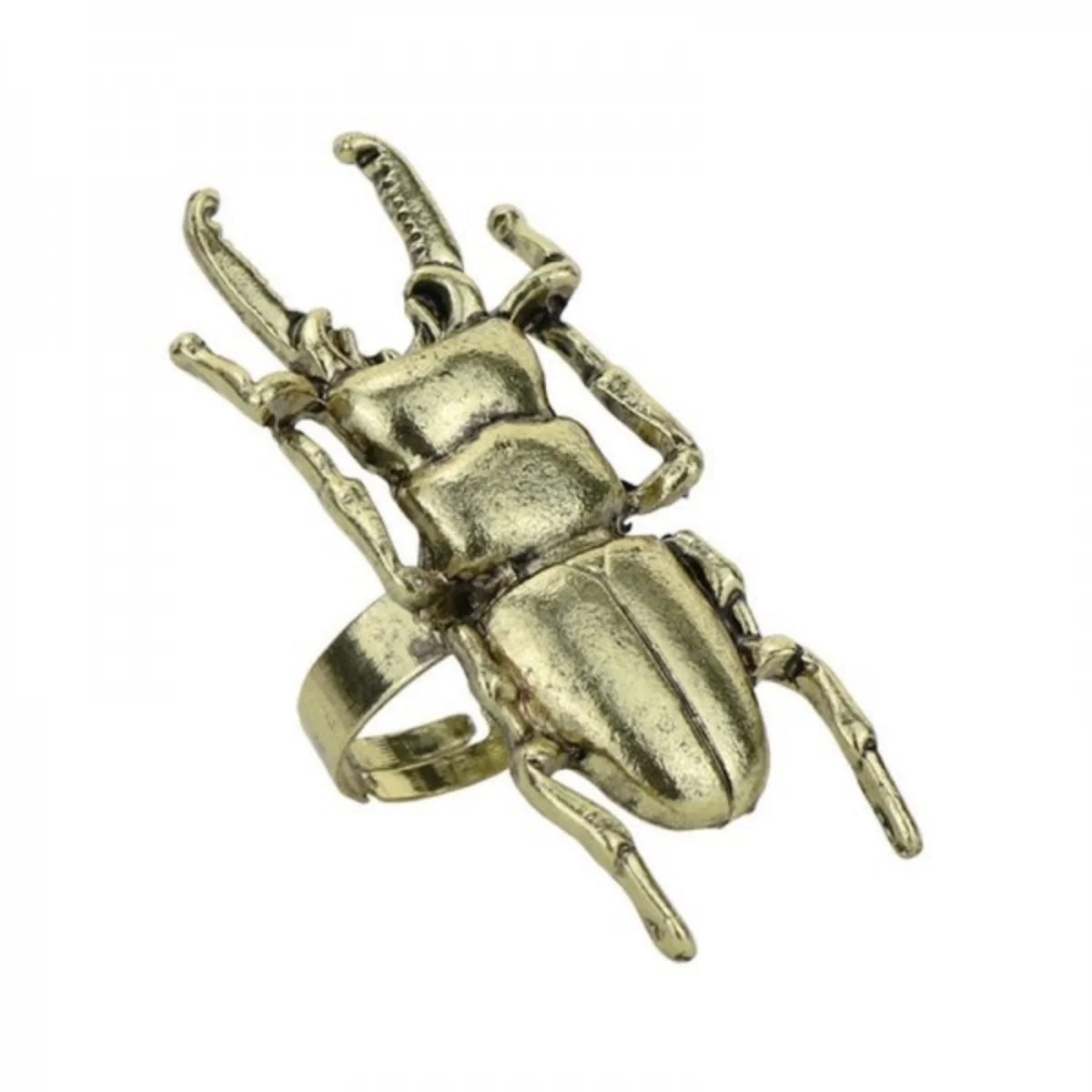Kreative Insekten-Zikaden-Käfer-Öffnungsringe für Damen und Herren, Vintage-Punk-Metall-Tier-Fingerring, Party- und Alltagsmode-Schmuck – Detail 21