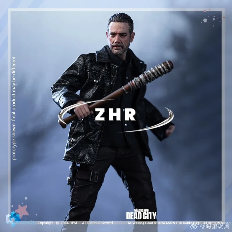 HIYA EXQUISITE SUPER Series The Walking Dead City of the Dead Negan Movable Soldier Figure Model Action Toy Collection Gift