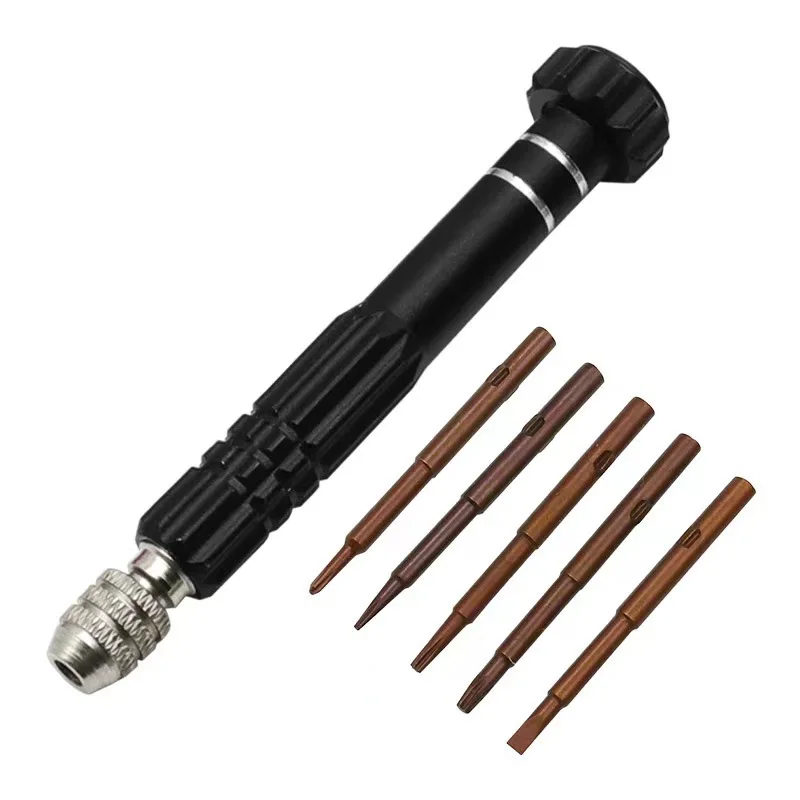 Disassembly Screwdriver Slotted Cross Plum Blossom Computer Glasses Clock Maintenance Mul Multifunctional 5 in 1 Screwdriver Set