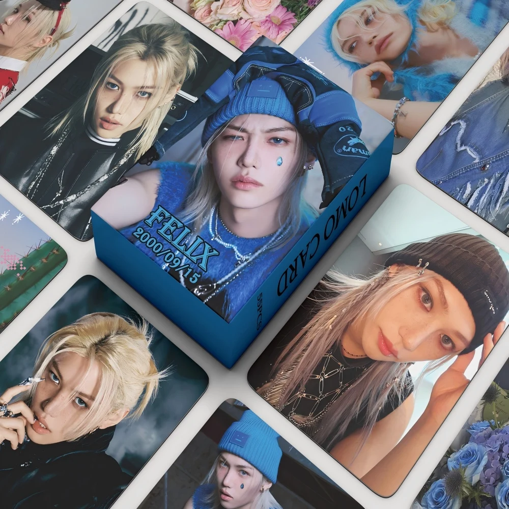 

55PCS Stray Kids SKZOO New Album ATE Lee Yong Bok Korean Wave Group Holographic Avatar Photo Card Mingxin Film LOMO Card Gift
