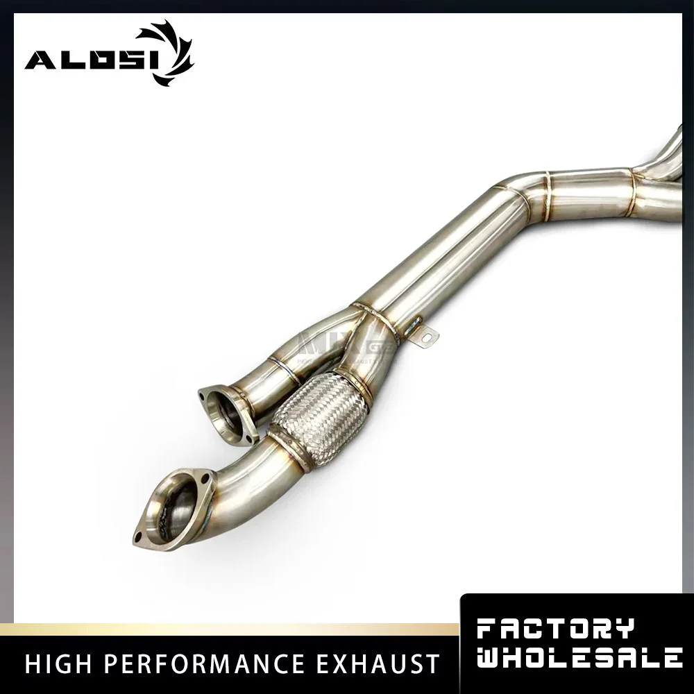 

Средняя выхлопная труба подходит для BMW 3.0t, удлиненный кронштейн, одна средняя труба, высокопроизводительная средняя выхлопная труба