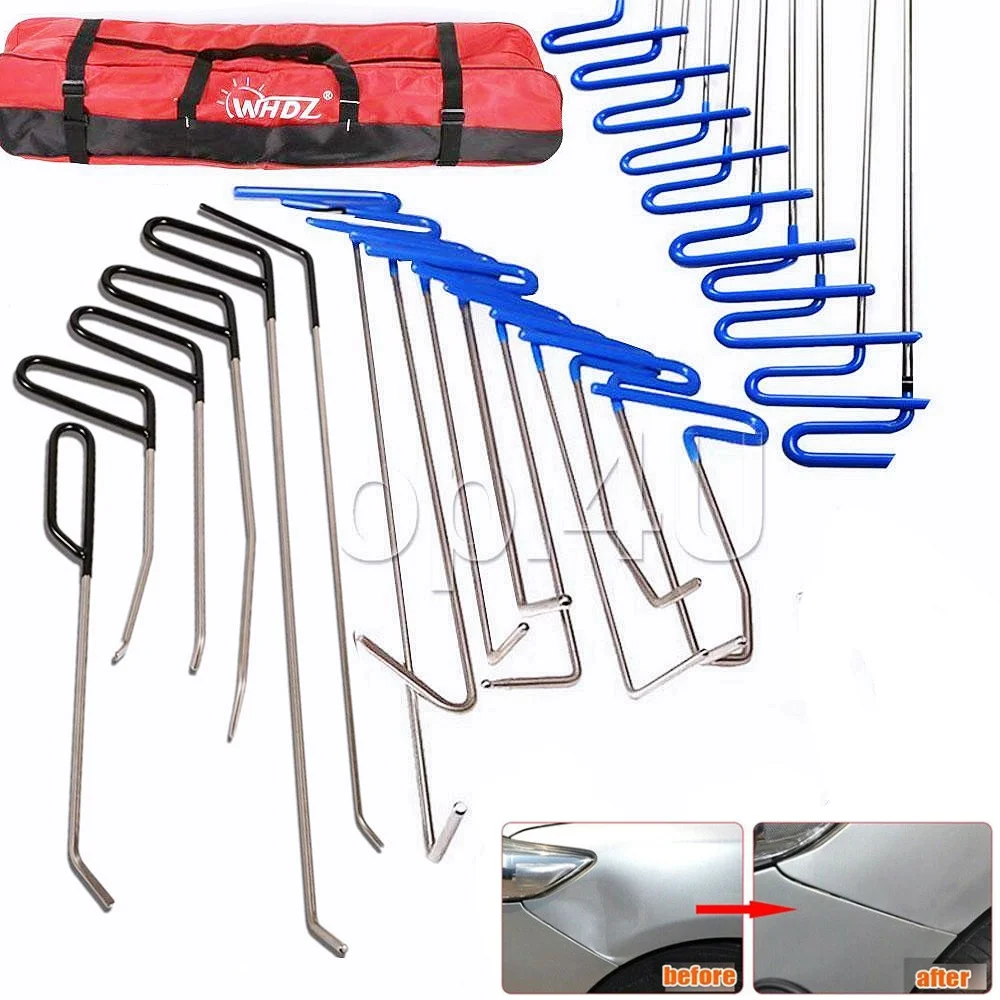 

Furuix Dent Repair Rods,Hook Tools, Push,Paintless Dent Repair Tool, Dent Hail Puller