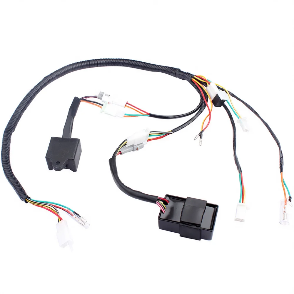 Complete Wiring Harness Ignition Coil CDI Unit For Yamaha PW50 PW 50 Peewee 50 1983 2006 Pit Bike Engine Starter Parts