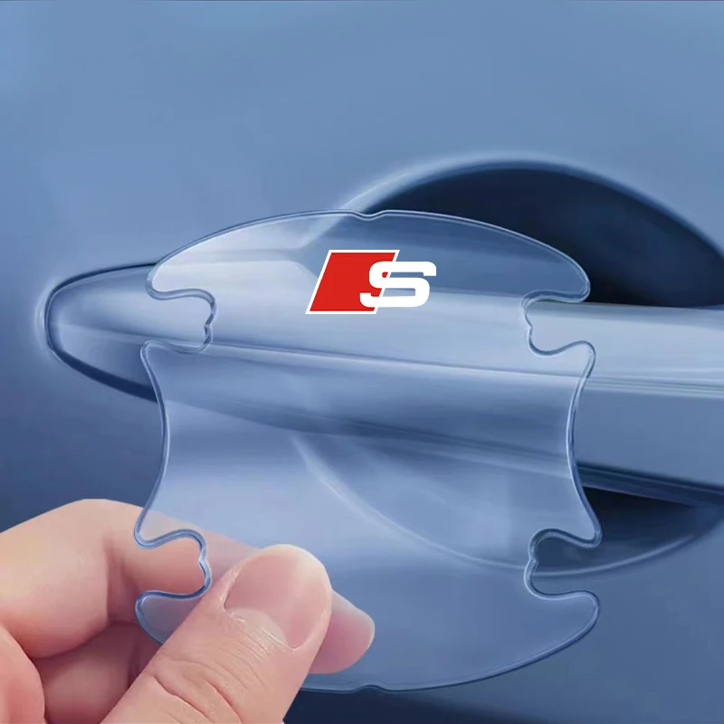

Car Door Transparent Strip Rearview Mirror Anti-Collision Protection Strip For Audi Sline A1 A2 A3 A4 A5 A6 A7 A8 Q1 Q2 Q3 Q4 Q5