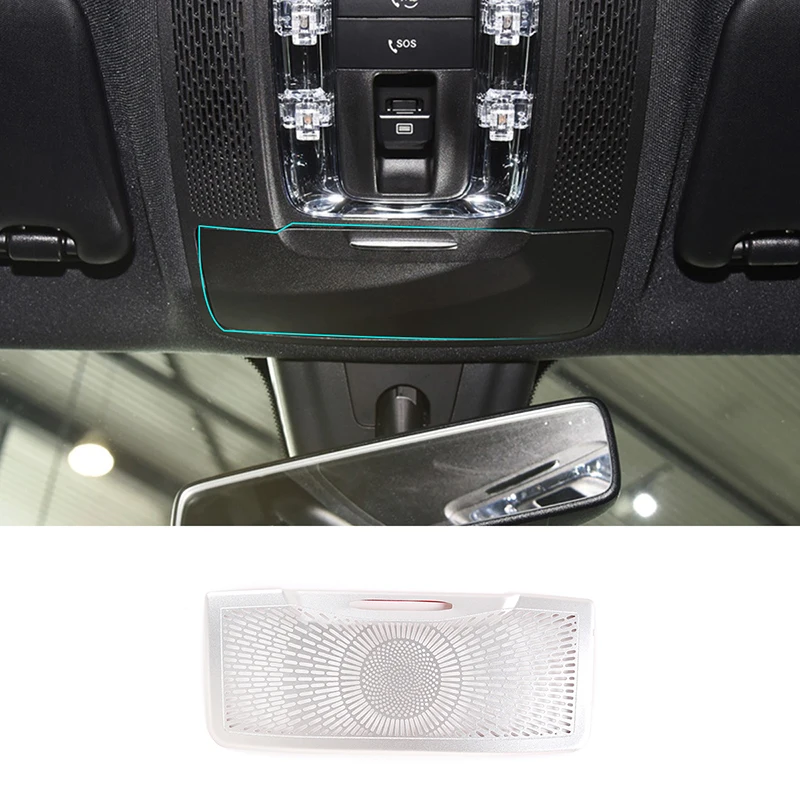 

Car Interior Alloy Front Reading Light Lamp Cover Trim Accessories For Benz B GLB Class W247 X247 2019 2020