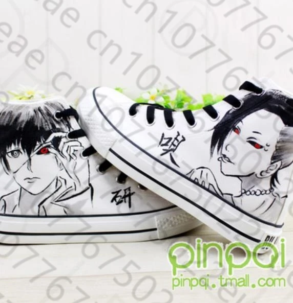 Zapatos de lona de alta ayuda para estudiantes, zapatillas de Anime, informales, cómodas, para la universidad, Tokyo Ghoul, cosplay, moda para hombres y mujeres