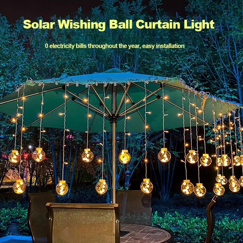 Warm Color RGB Solar Outdoor String Lights Solar and USB Dual Power G40 Globe String Lights for Backyard Pergola Party Bistro