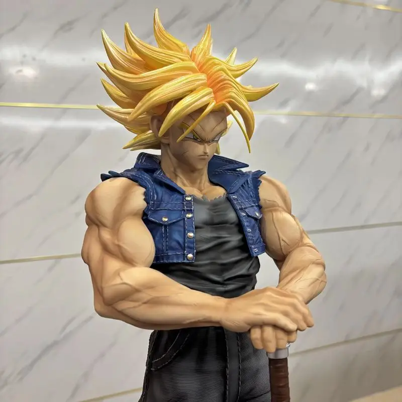 New Anime Jt Staue 53cm Anime Dragon Ball Z Figure Trunks Action Doll Figures Pvc Statue Collection Model Toys For Surprise Gift view 3