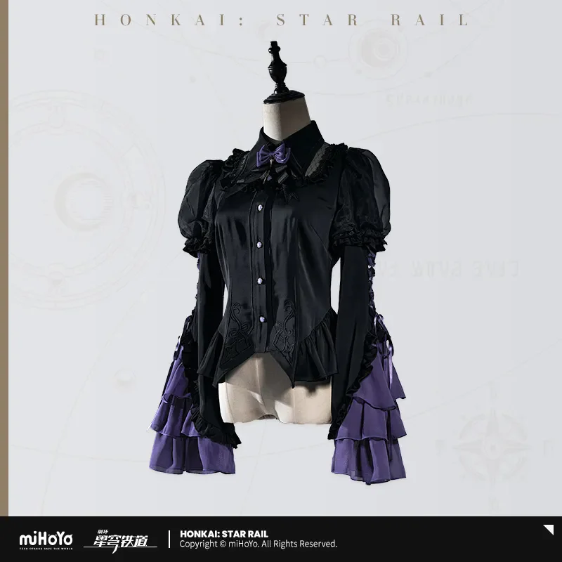 [Genuine] miHoYo Game Herta Shirt Honkai Star Rail The Herta Theme Series Long-sleeved Shirt Clothing Top Coat Cosplay Xmas Gift view 6
