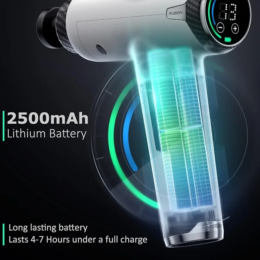 ปืนนวดเนื้อเยื่อชั้นลึกสำหรับนักกีฬาและผู้ที่มีกิจกรรมทางกายร่างกาย  เครื่องนวดกล้ามเนื้อแบบเพอร์คัชชันทรงพลังเพื่อบรรเทาอาการปวดอย่างมีประสิทธิภาพ