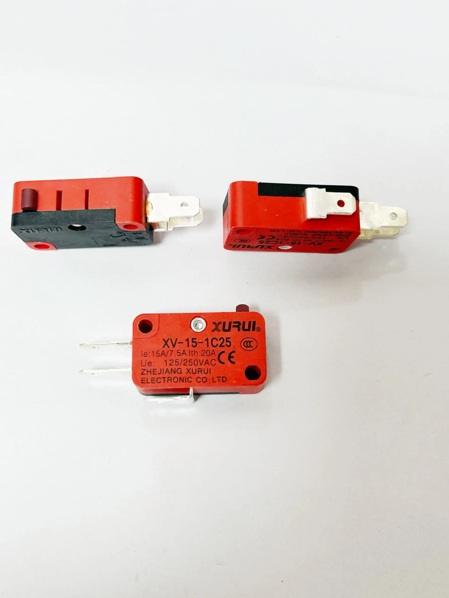 10pcs/ XV-15-1C25 micro switch car washer microwave oven washing machine rice cooker power button