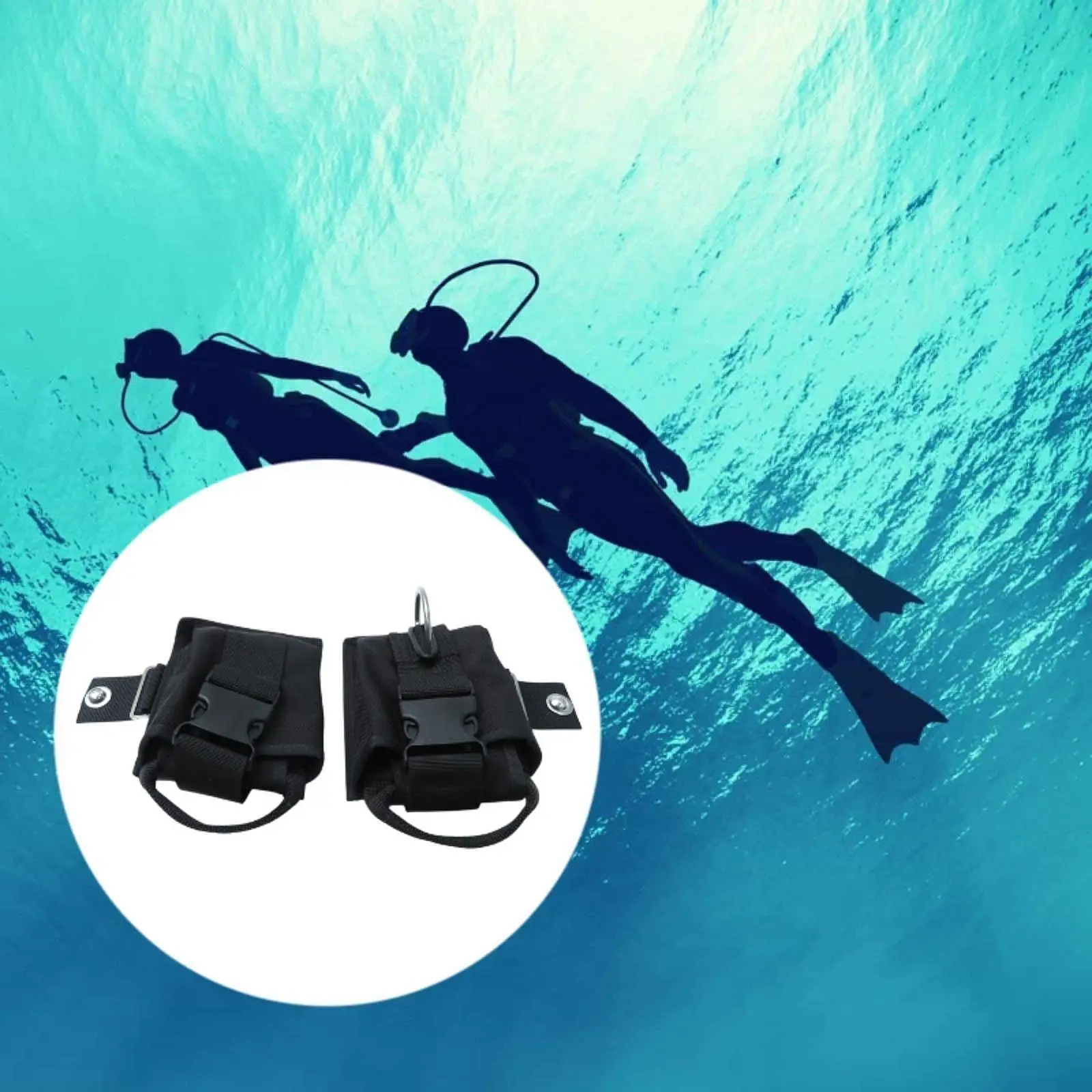 الغوص حزام الوزن جيوب الغوص أكياس الوزن التخزين الإفراج السريع النايلون الرياضات المائية موازنة أكياس أصحاب