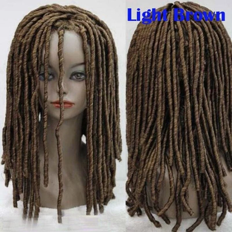 Cosplay Rasta Style Wig Roll Curls African Dreadlocks Long Hair Accessory - Image 5