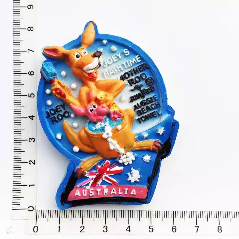 

Australian Creative features Kangaroo travel souvenirs Refrigerator magnets Gifts Handicrafts home decor