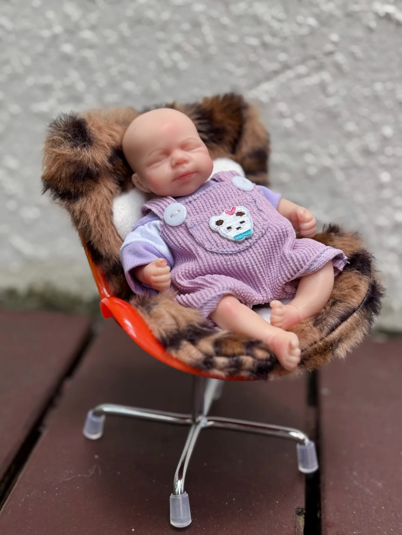 6-calowa mini silikonowa lalka Reborn Girl Baby Doll ręcznie robiona śliczna śpiąca lalka Bebe Girl na prezenty urodzinowe dla dzieci