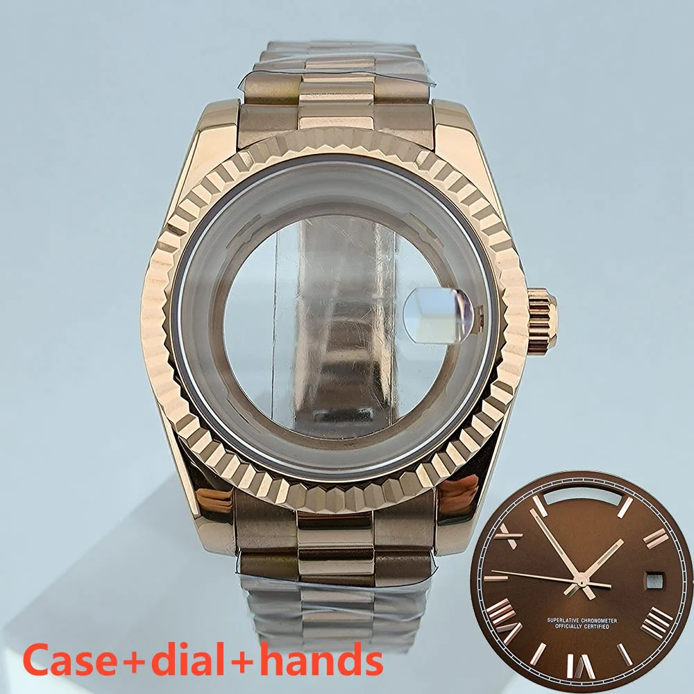

Miyota8285 case watch 39mm case stainless steel men automatic watch sapphire glass suitable for Miyota 8285 movement watch tools